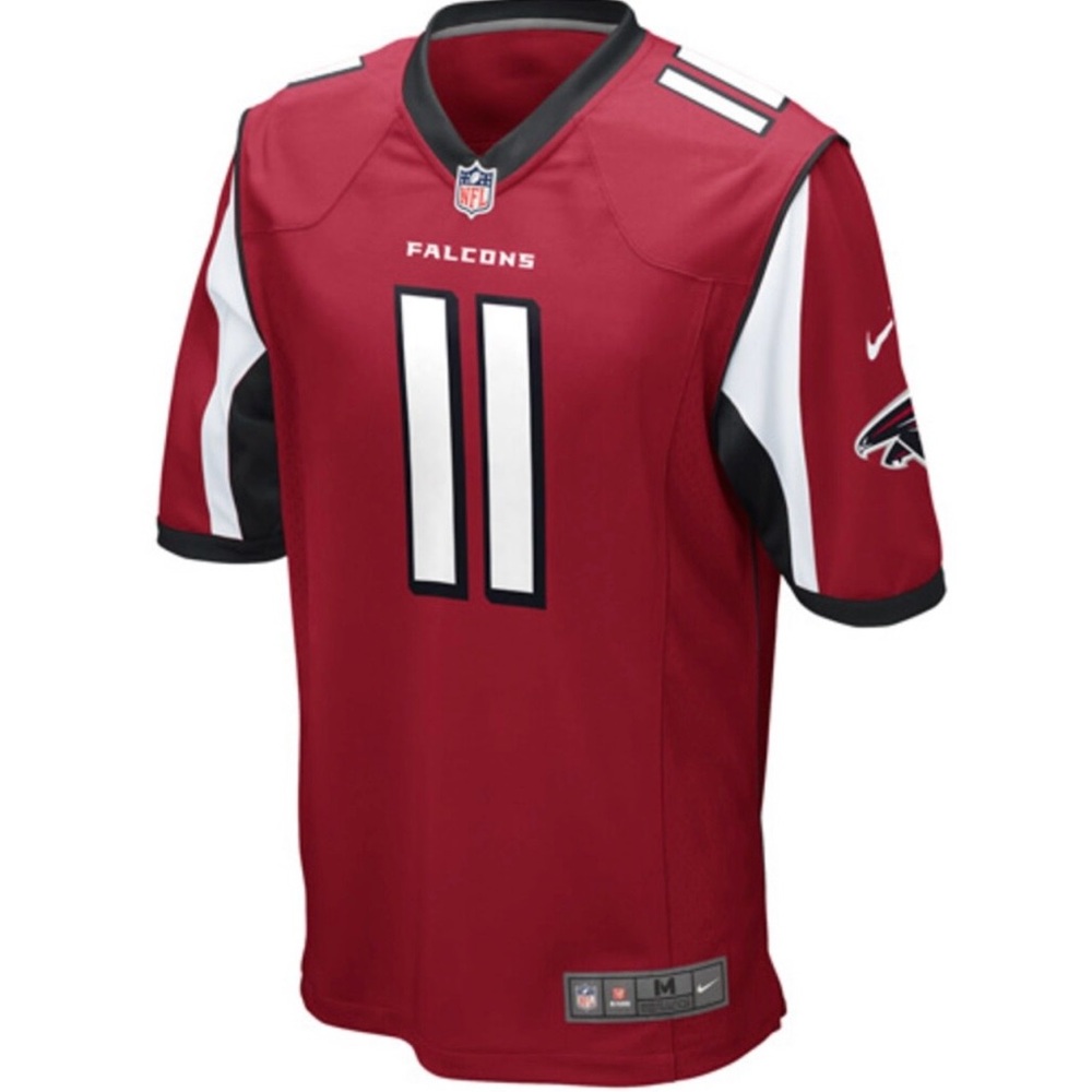 Nike Atlanta Falcons Red White Black #11 Football Jersey